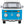 Cobi 24362 VW T2b Bus Weiß Blau Klemmbausteine Vitrinenmodell Frontansicht mit weißem Dach und Panorama-Windschutzscheibe Klemmbausteinmodell für Fans und Sammler mit VW-Lizenz zum selberbauen