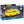 Cobi 24634 VW Transporter T3 Gelb Bausatz Rückansicht Verpackung Box  mit 140 Bauteilen und Produktmerkmalen Klemmbaustein Displaymodell für Erwachsene Fans und Sammler zum Selberbauen mit originaler VW-Lizenz