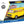 Frontansicht Cobi 24634 VW Transporter T3 Gelb Bausatz Verpackung Box mit 1:35 Maßstab Skala  mit bedruckten Klemmbausteinen und originaler VW-Lizenz für Erwachsene Fans zum Selberbauen Displaymodell 140 Teile