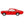 Seitenansicht des fertig gebauten Opel Rekord C Coupe als Klemmbausteinmodell in Rot. Das Set tägt die Bezeichnung COBI-24345. Die Ansicht zeigt die bedruckte Modellbezeichnung und die charakteristische Coke-Bottle-Form des Opel Rekord C