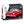 Vorderseite der Produktverpackung des COBI 24346 Klemmbausteinmodells der Citroen DS 19 Decapotable Cabrios in Rot mit 2275 Teilen Executive Version mit Displayständer und bedruckten Bauteilen und charakteristischer Windschutzscheibe Pad Printed keine Sticker