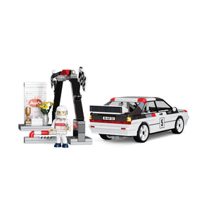 Cobi 24666 Audi quattro Group 4 (1981) in Weiß Produktansicht von hinten Maßstab 1:35
