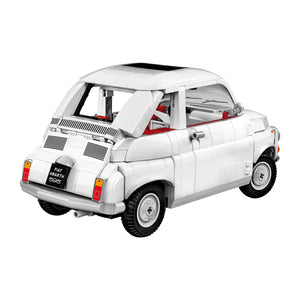COBI 24354 Fiat Abarth 595 Weiß Heckansicht